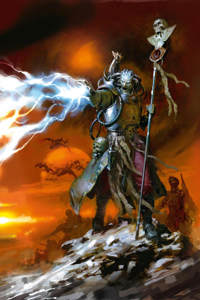 Sanctioned Psyker Art Print – Warhammer 40K Collectible – Warhammer Art