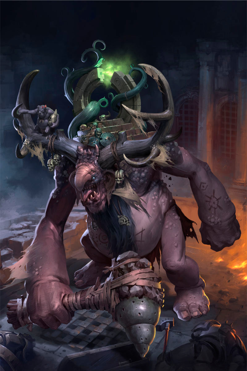 REIGN OF THE BRUTE COVER-Warhammer Art