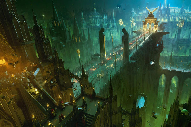 The Emperor's Palace - Warhammer Art