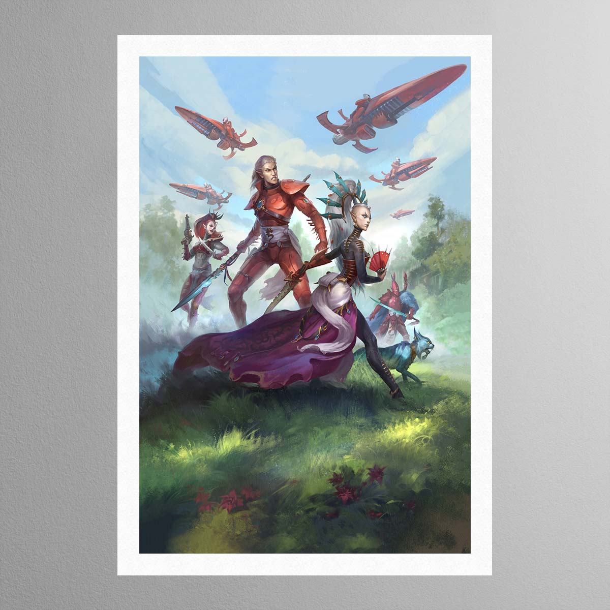 Rise of the Ynnari - Wild Rider Art Print – Warhammer 40K Collectible ...
