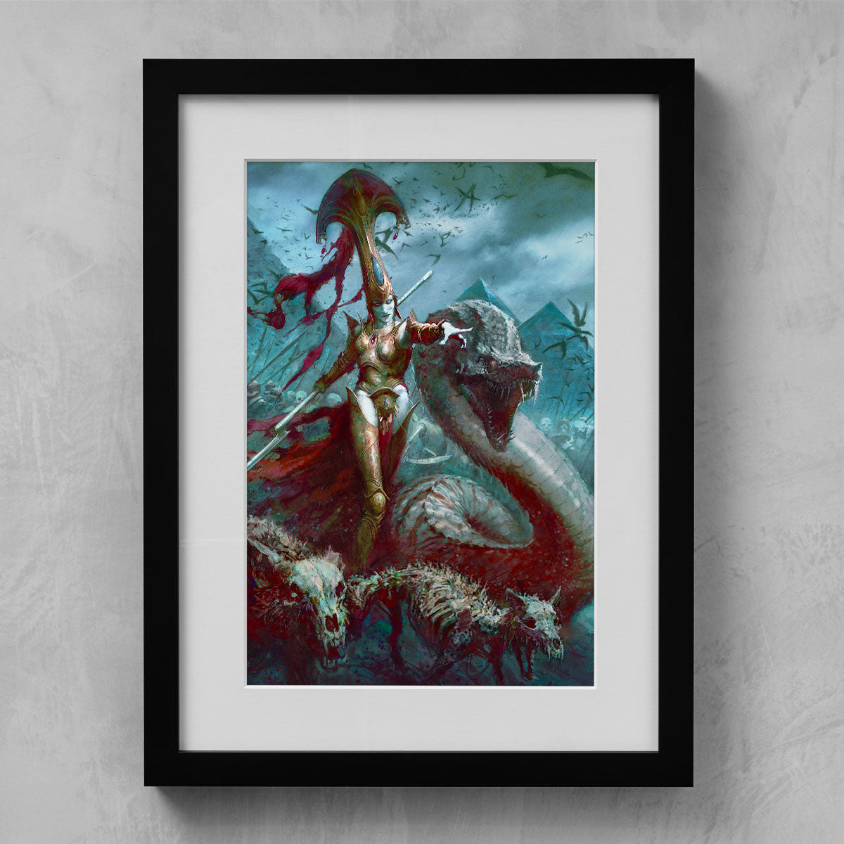 SEKHAR FANG OF NULAHMIA-Warhammer Art