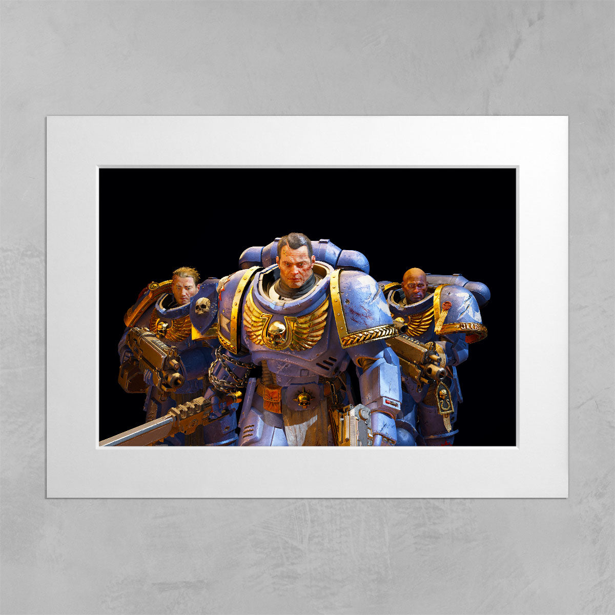 Space Marine 2 Titus' Command Art Print – Game Artwork – Warhammer Art