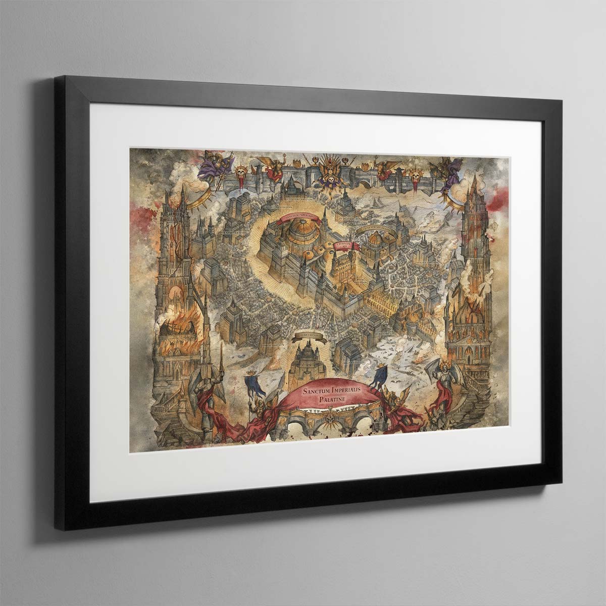 Mappa Palatina Echi Dell'Eternit&agrave; - Warhammer 40K Horus Heresy Assedio Di Terra