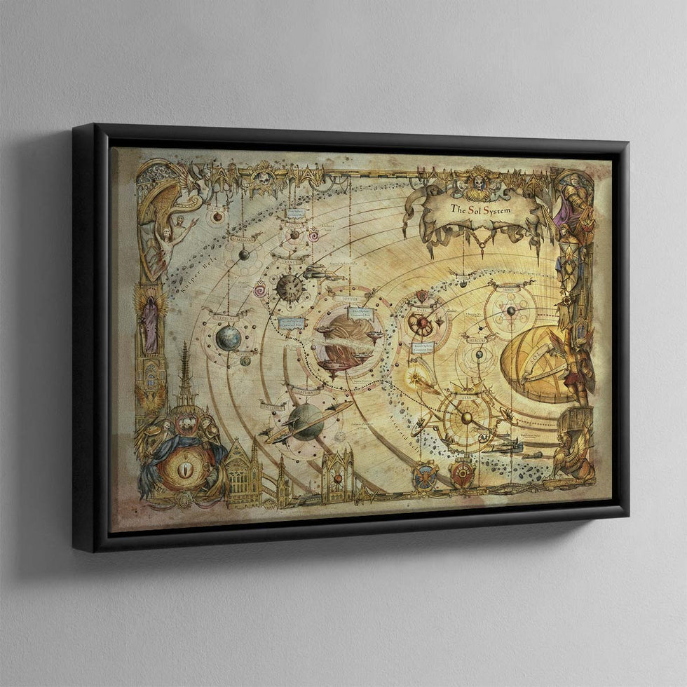 Siege of Terra The Solar War Map - Warhammer Art