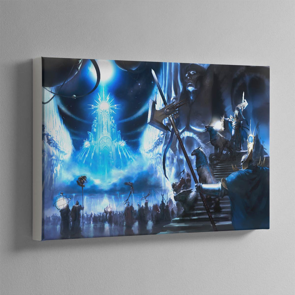 Sigmaron in the Realm of Azyr - Warhammer Art