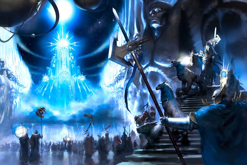 Sigmaron in the Realm of Azyr - Warhammer Art