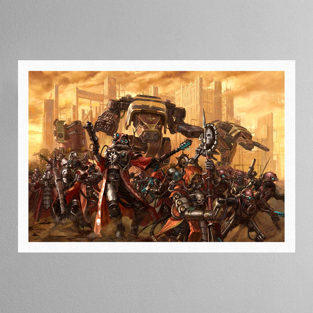 Skitarii Force Art Print Warhammer 40K Collectible Warhammer Art skitarii-force-art-print-warhammer-40k-collectible-warhammer-art