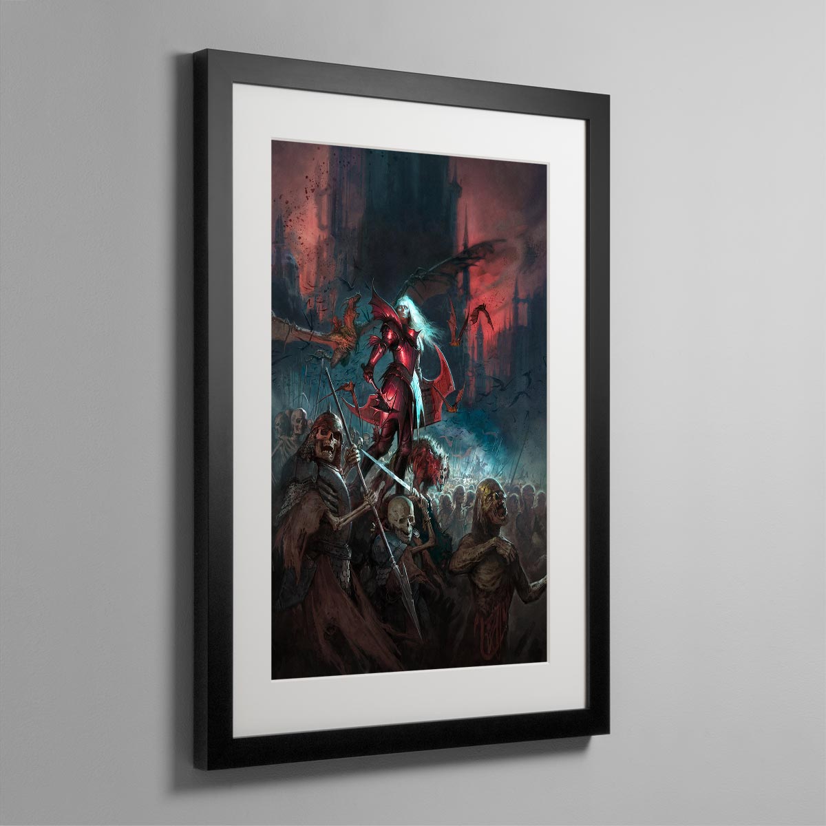 Soulblight Vampire Lord - Warhammer Art