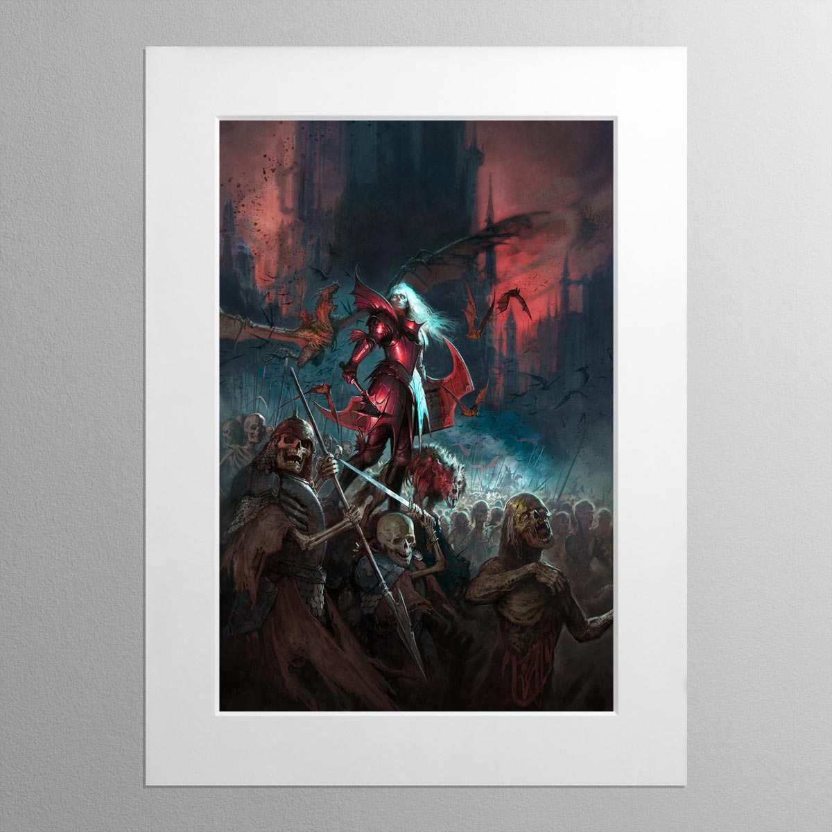 Soulblight Vampire Lord - Warhammer Art