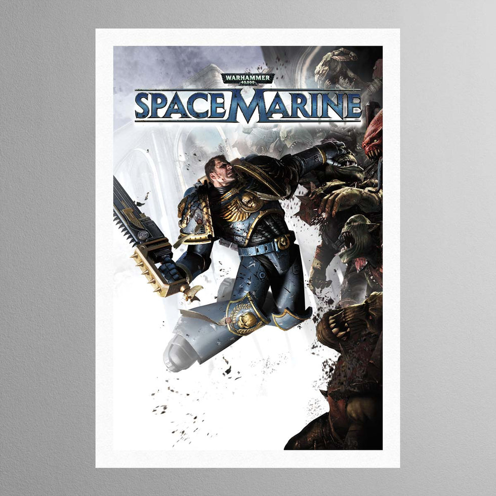 Warhammer 40k Space Marine Art Art Print – Warhammer Art