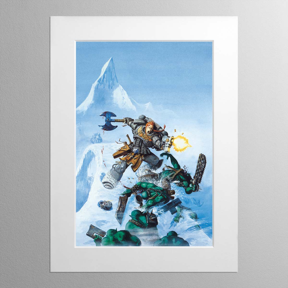 Space Wolves Cover Art Print – Warhammer 40K Collectible – Warhammer Art