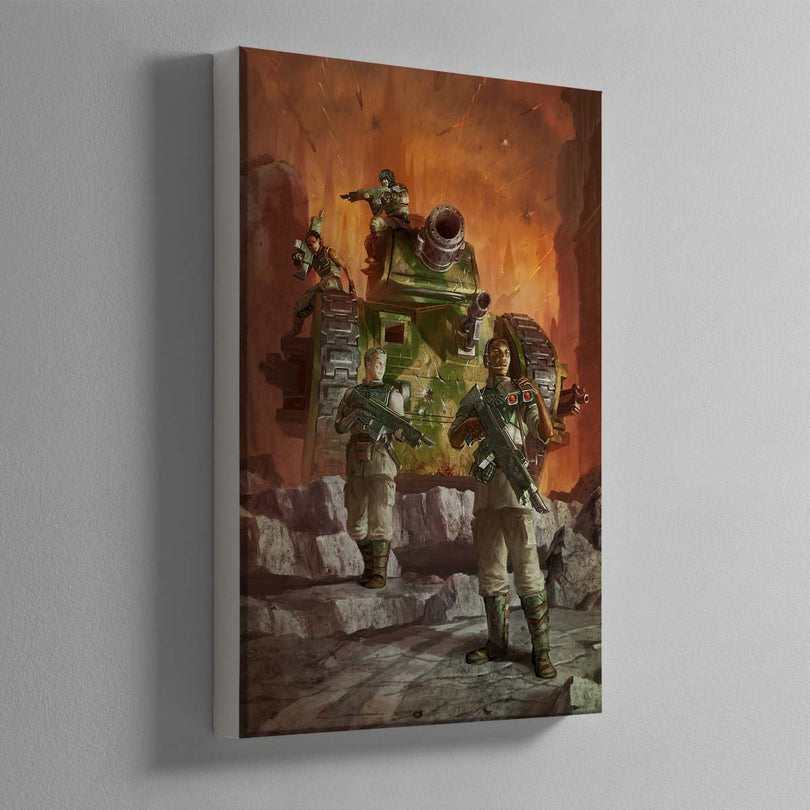 Steel Tread Art Print Warhammer 40K Collectible Warhammer Art