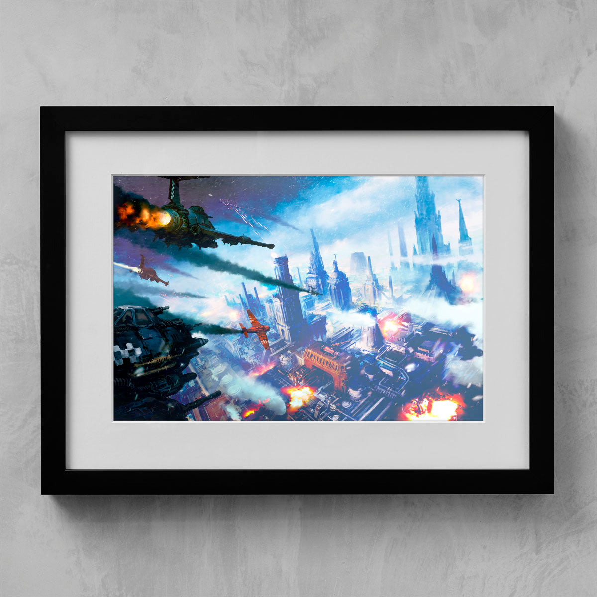 the deadlands-mikhail savier-thedeadlands-01-framedprint-warhammer art
