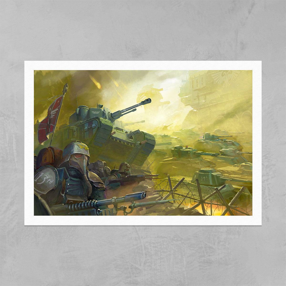 the death korps-john michelbach-thedeathkorps-03-print-warhammer art