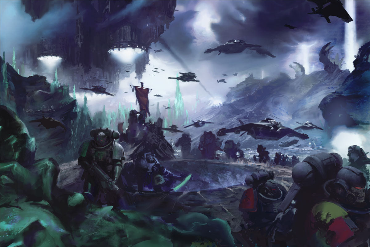 THE LONG VIGIL-Warhammer Art