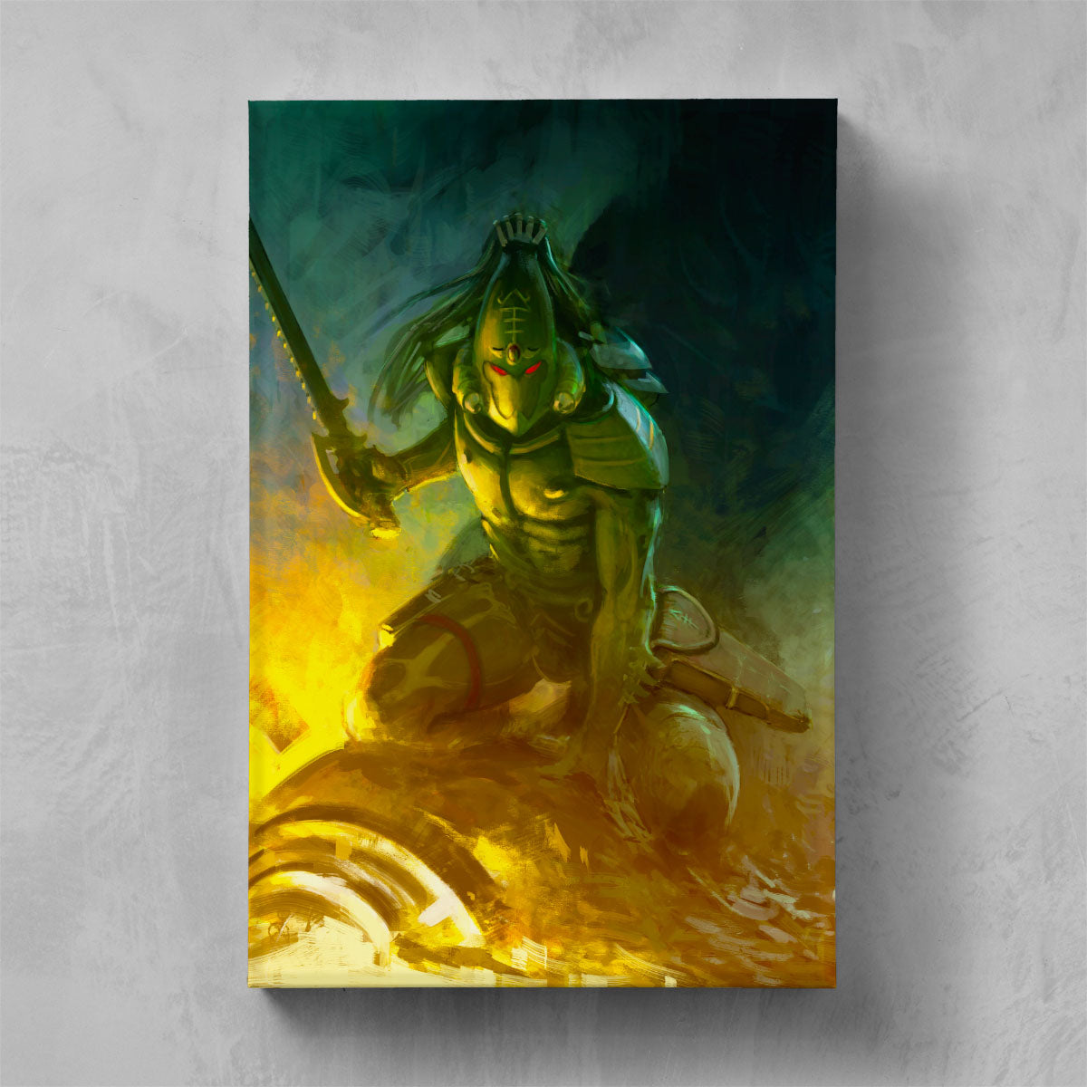 THE PATIENT HUNTER-Pedro Nunez-THEPATIENTHUNTER-05-CANVAS-Warhammer Art