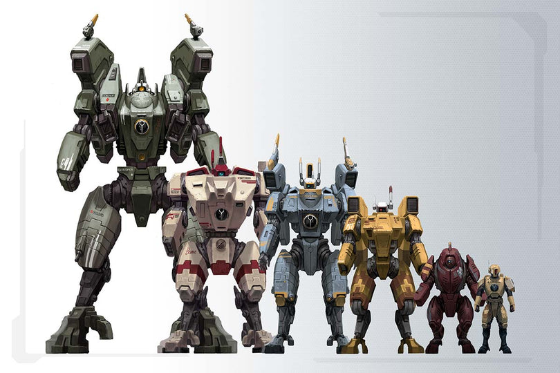 T'au Battlesuit Size Chart Art Print Warhammer 40K Collectible