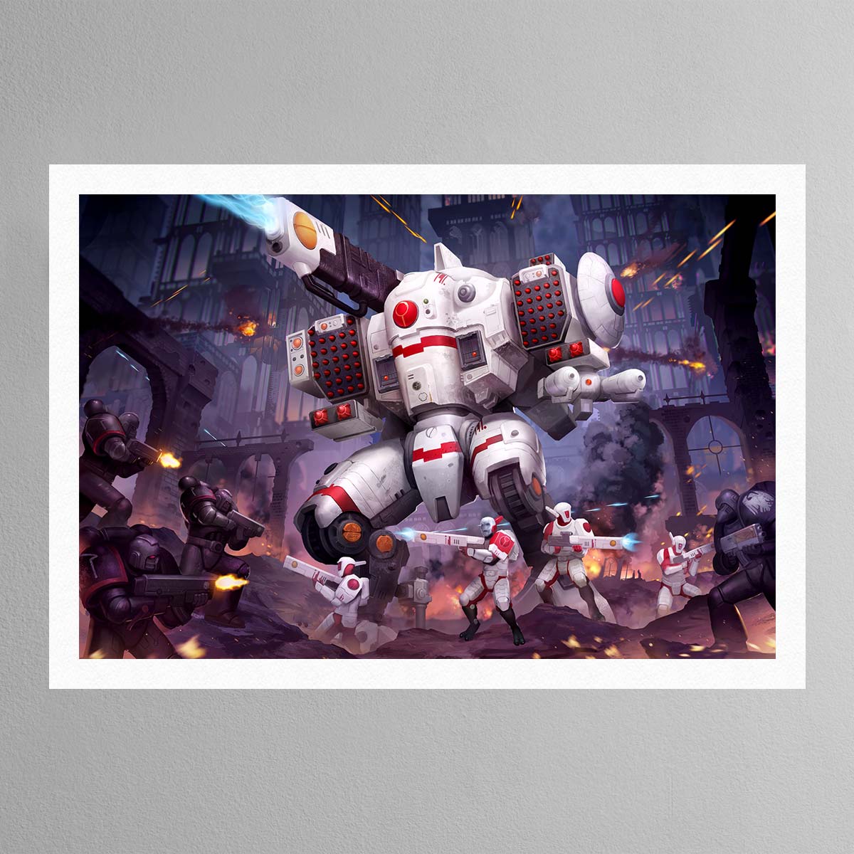 T'au Stormsurge - Warhammer Art