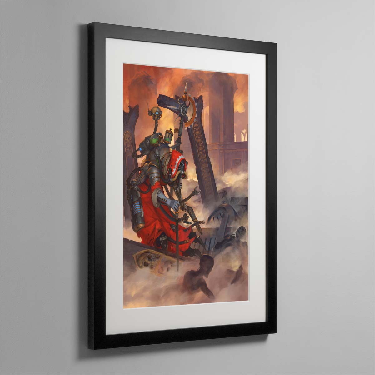 Tech-Priest Dominus Art Print – Warhammer 40K Collectible – Warhammer Art