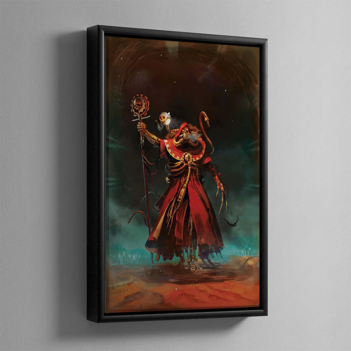 Tech-Priest of Mars Art Print – Warhammer 40K Collectible – Warhammer Art