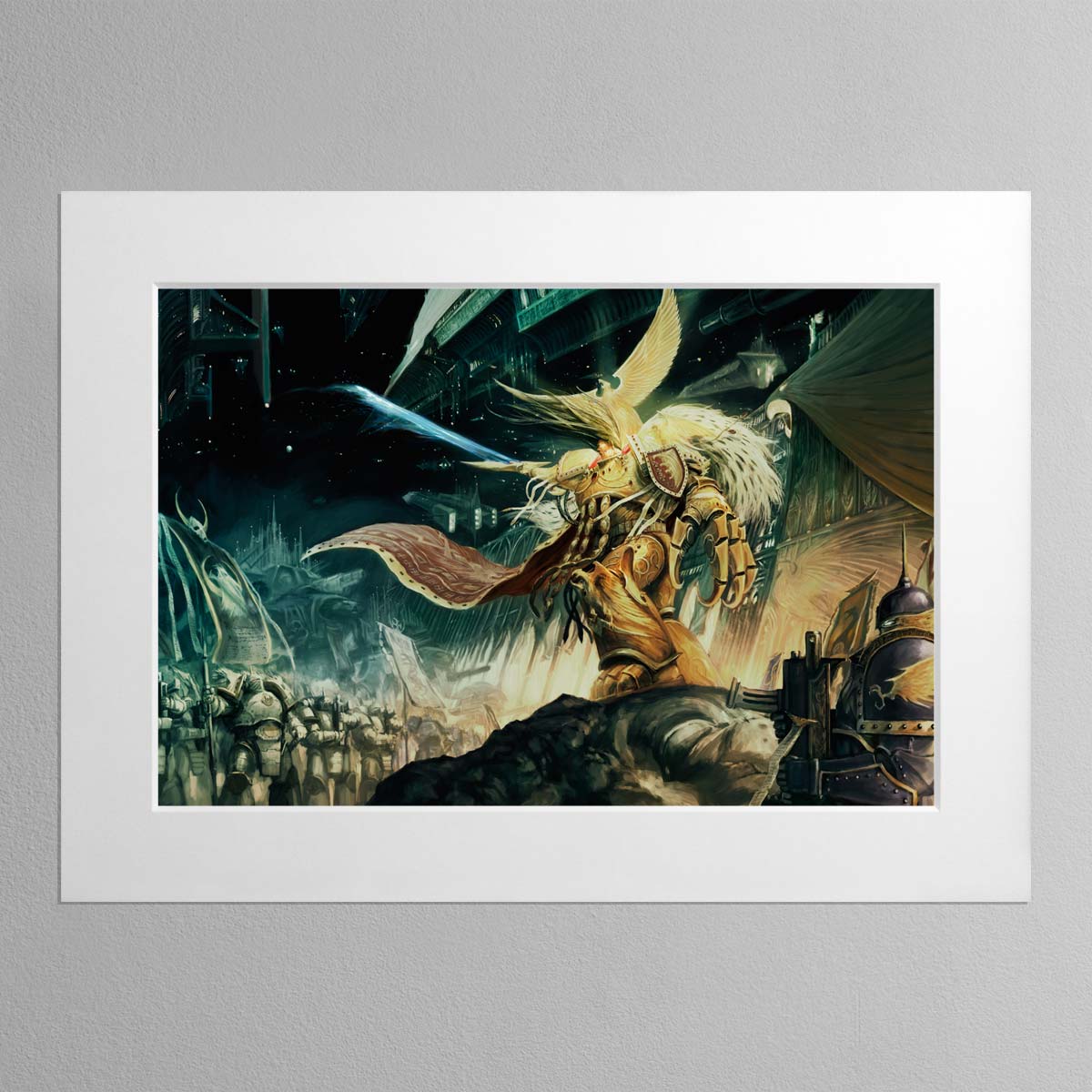The Emperor of Mankind - Warhammer Art
