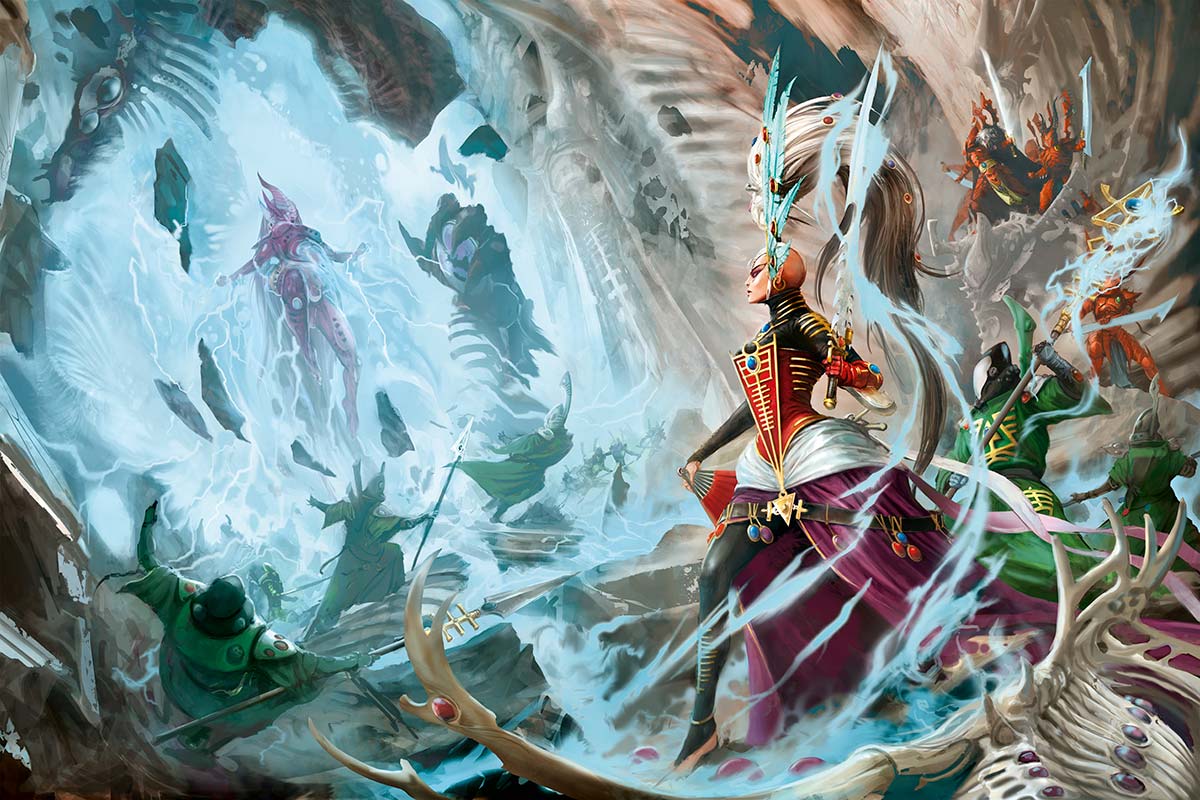 Triumvirate of Ynnead - Warhammer Art