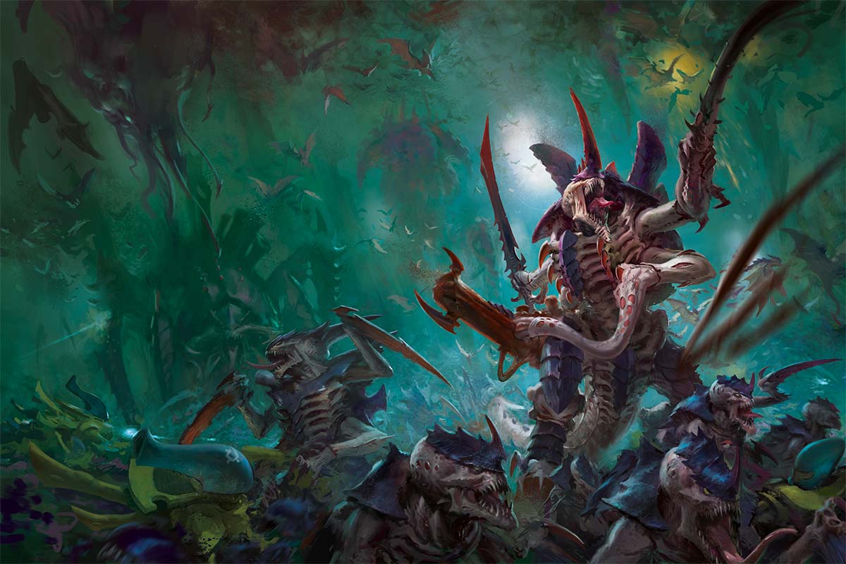 Tyranid Cover Art Warhammer Art tyranid-cover-art-warhammer-art
