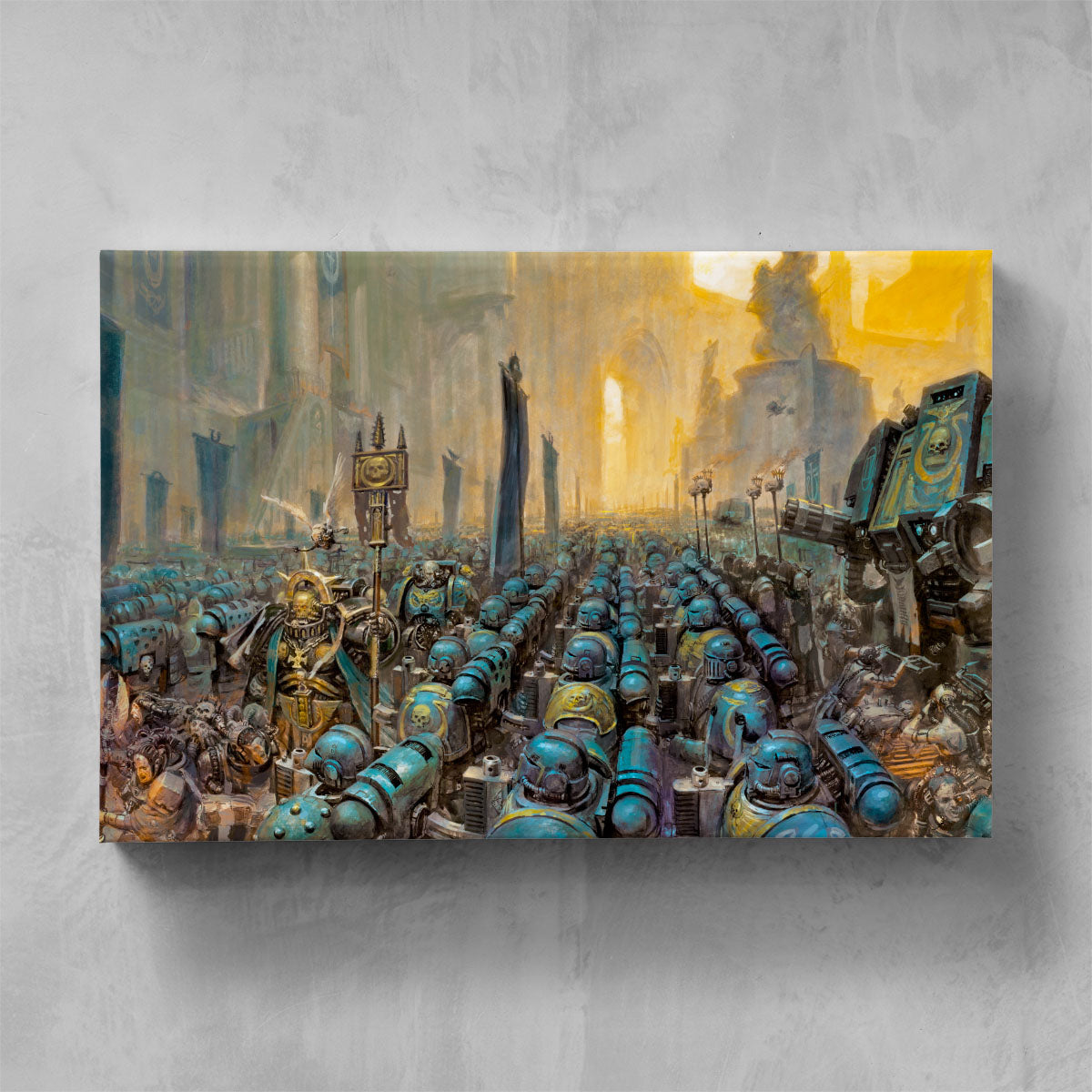 Ultramarines Chapter Parade Art Print – Warhammer 40K Collectible ...