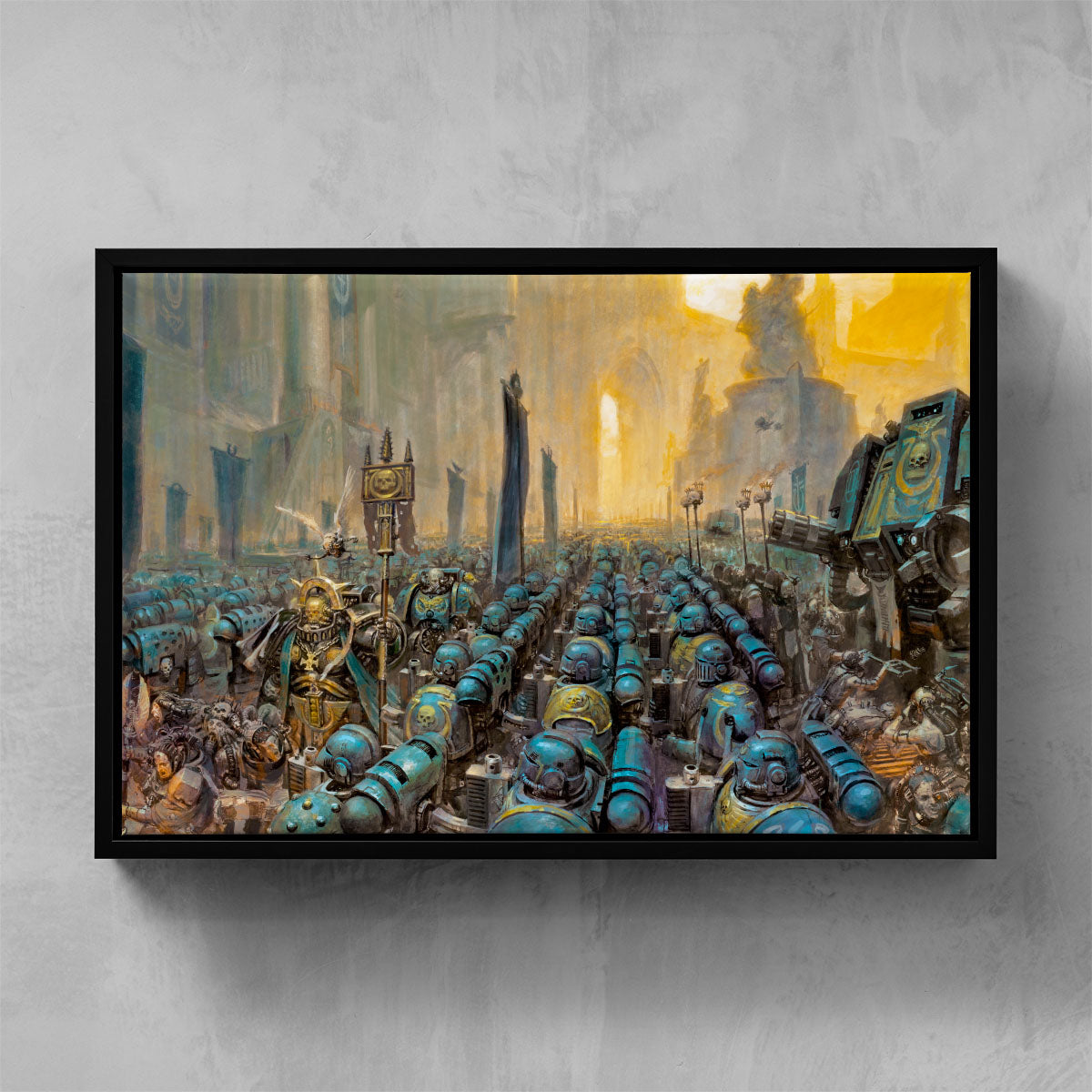 Ultramarines Chapter Parade Art Print – Warhammer 40K Collectible ...