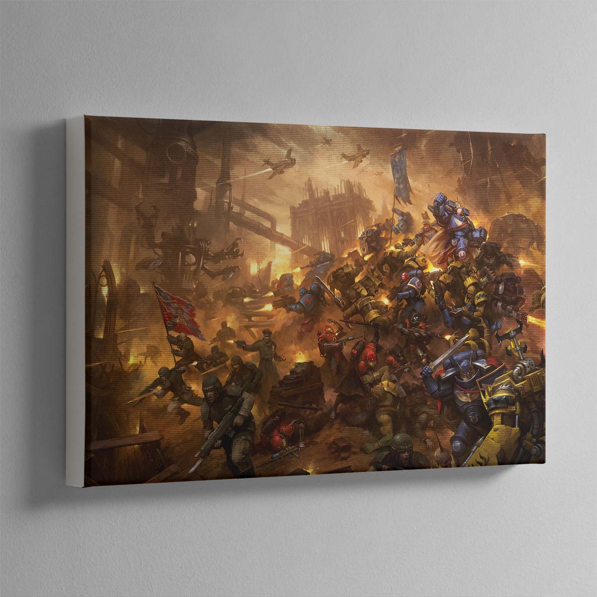 Vigilus Defiant Art Print – Warhammer 40K Collectible – Warhammer Art