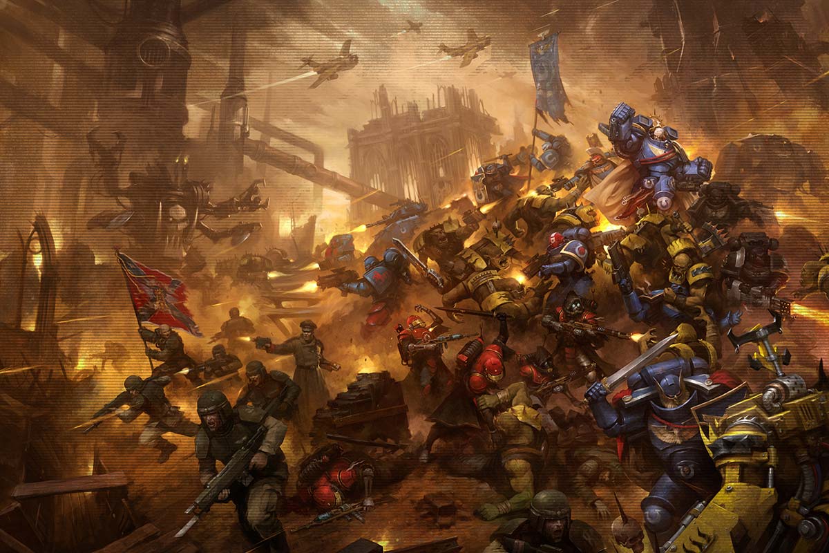 Vigilus Defiant - Warhammer Art