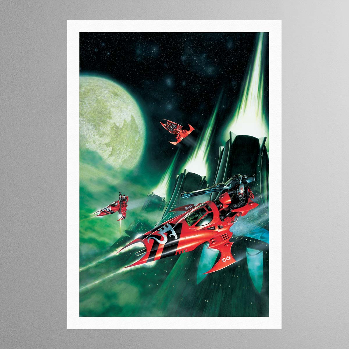 Vyper Jetbikes Art Print – Warhammer 40K Collectible – Warhammer Art