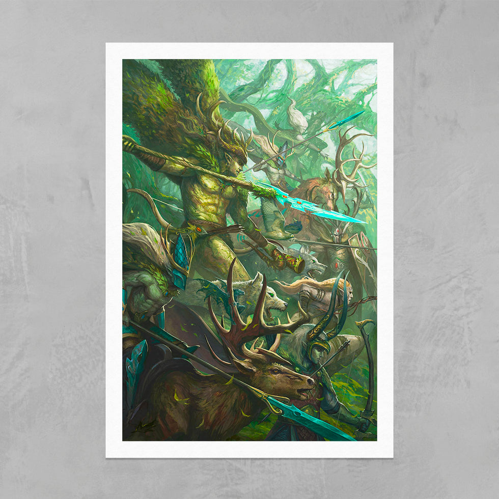 Wood Elf Realms - Warhammer Art