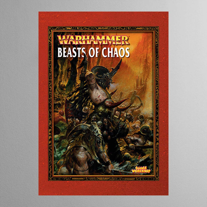 Livre D'armée Warhammer Bêtes Du Chaos, Games Workshop, En Français