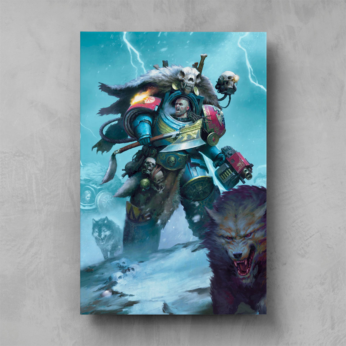 Space Marines - Warhammer 40K Space Wolves Wolf Guard Terminators Space Marines - Warhammer 40K Space Wolves Wolf Guard Terminators