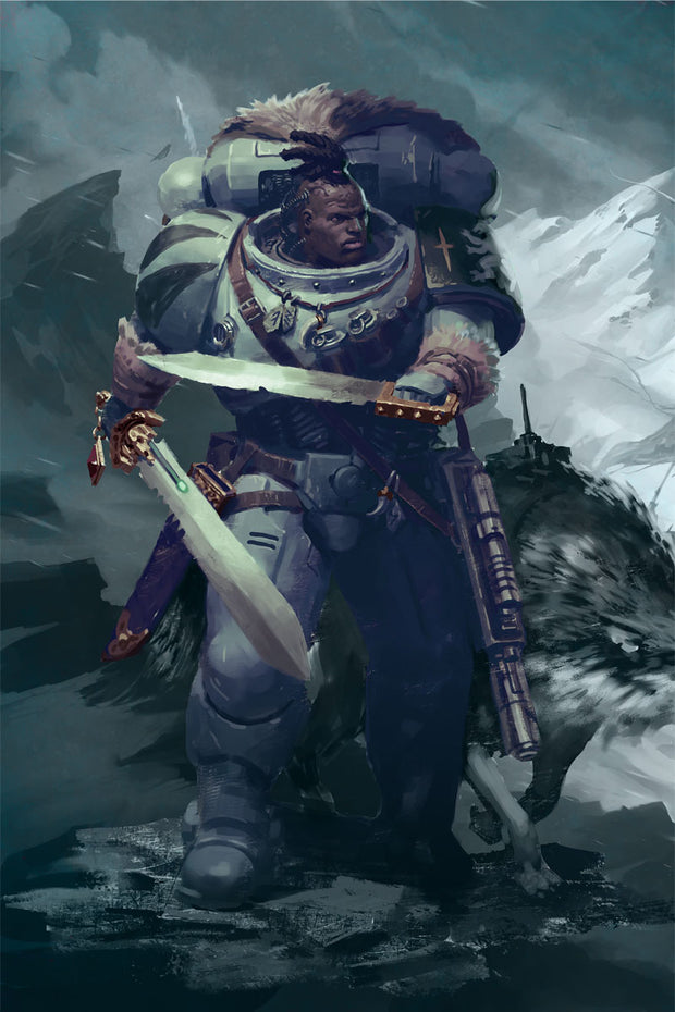Wolf Scout - Warhammer Art