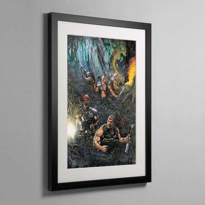 The Catachan Jungle Fighters - Warhammer Art