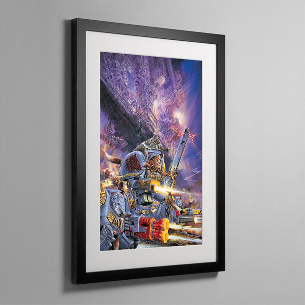 Space Wolf Terminators Artwork - Warhammer Art